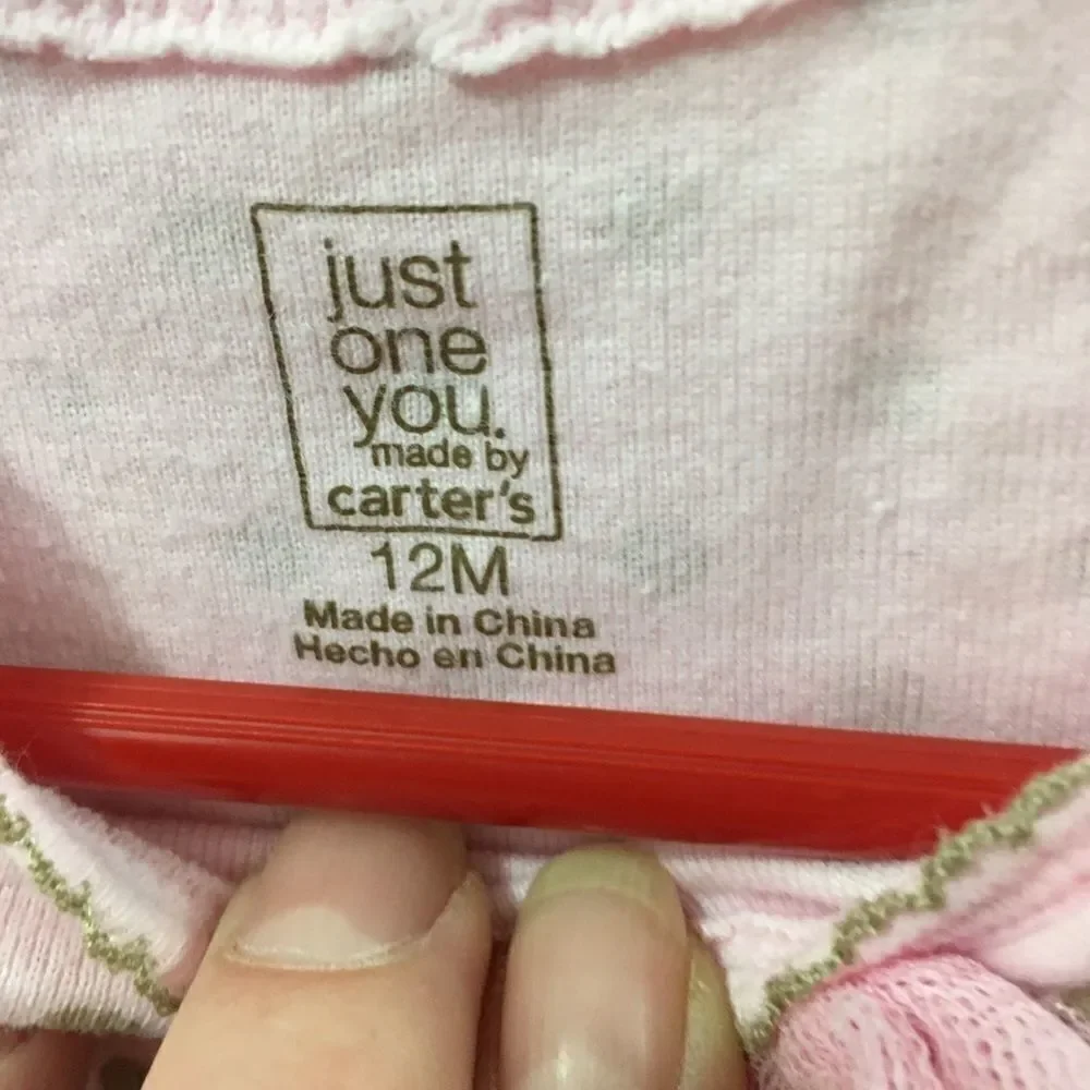 Carter’s Onesie & Pant/skirt Polkadot Set 12 mo